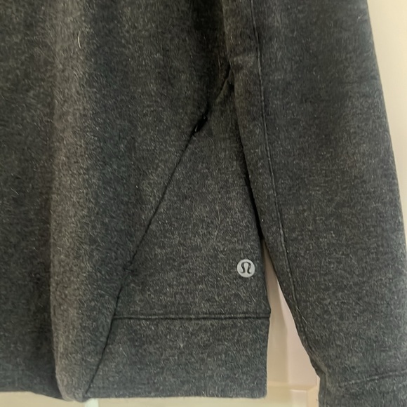 Lululemon gray sweatshirt with cut out back. 6 - Picture 2 of 5